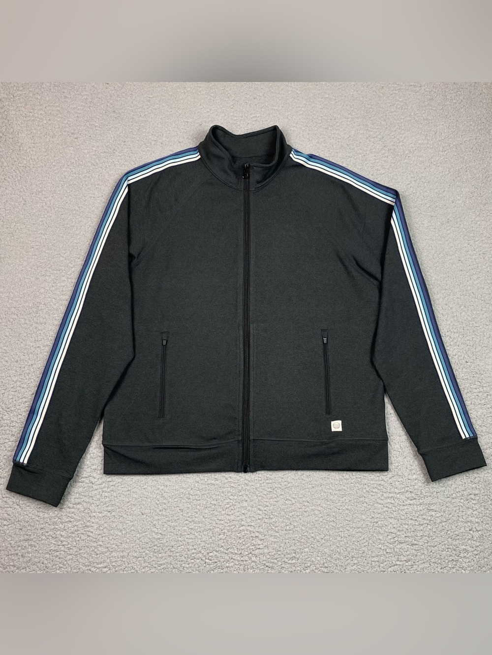 Marine Layer Mens Size S Weekend Sport Track Jacket Full Zip Performance Stretch